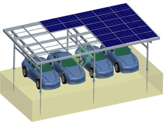 Waterproof Aluminum solar carport